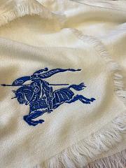 Burberry Scarf Cashmere 1157 White Size 200x100cm - 5