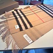 Burberry Scarf Unisex Beige 1134 Size 190x38cm - 2