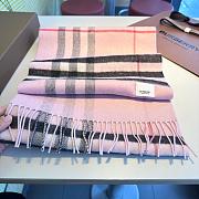 Burberry Scarf Unisex Pink 1134 Size 190x38cm - 6