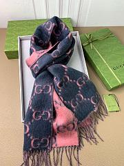 Gucci Scarf Unisex Pink 1132 Size 196x32cm - 3
