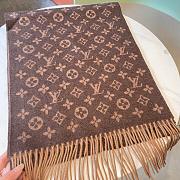 LV Monogram Scarf Brown 1147 Size 200x35cm - 3
