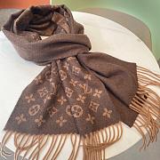LV Monogram Scarf Brown 1147 Size 200x35cm - 4