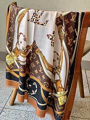 LV Scarf 1059 Orange Size 100x200cm - 5