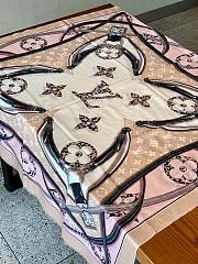 LV Scarf 1059 Pink Size 100x200cm - 2
