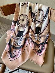 LV Scarf 1059 Pink Size 100x200cm - 4