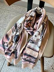 LV Scarf 1059 Pink Size 100x200cm - 5