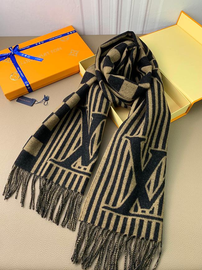 LV Scarf for Men Yellow 1136 - 1