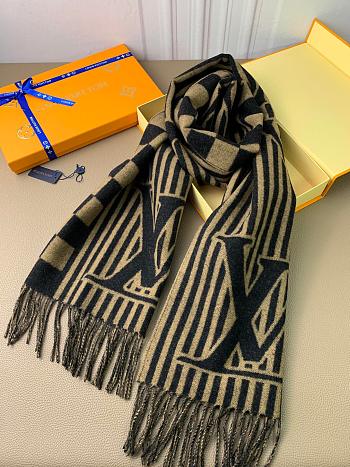LV Scarf for Men Yellow 1136