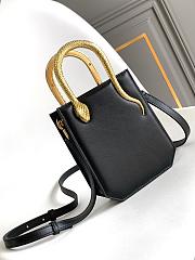 BVLGARI Serpentine Tote Gold Black Size 13x17x5cm - 2
