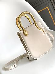 BVLGARI Serpentine Tote Gold Ivory Opal Size 13x17x5cm - 5