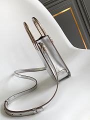 BVLGARI Serpentine Tote Silver Size 13x17x5cm - 6