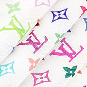 LV x TM Monogram Multicolor Shawl Blanc Size 134 x 134 cm - 4