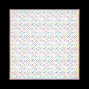LV x TM Monogram Multicolor Shawl Blanc Size 134 x 134 cm - 5