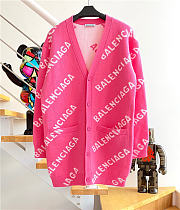 BALENCIAGA\Balenciaga Cardigan Pink NO121190 - 1