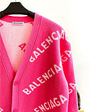 BALENCIAGA\Balenciaga Cardigan Pink NO121190 - 3