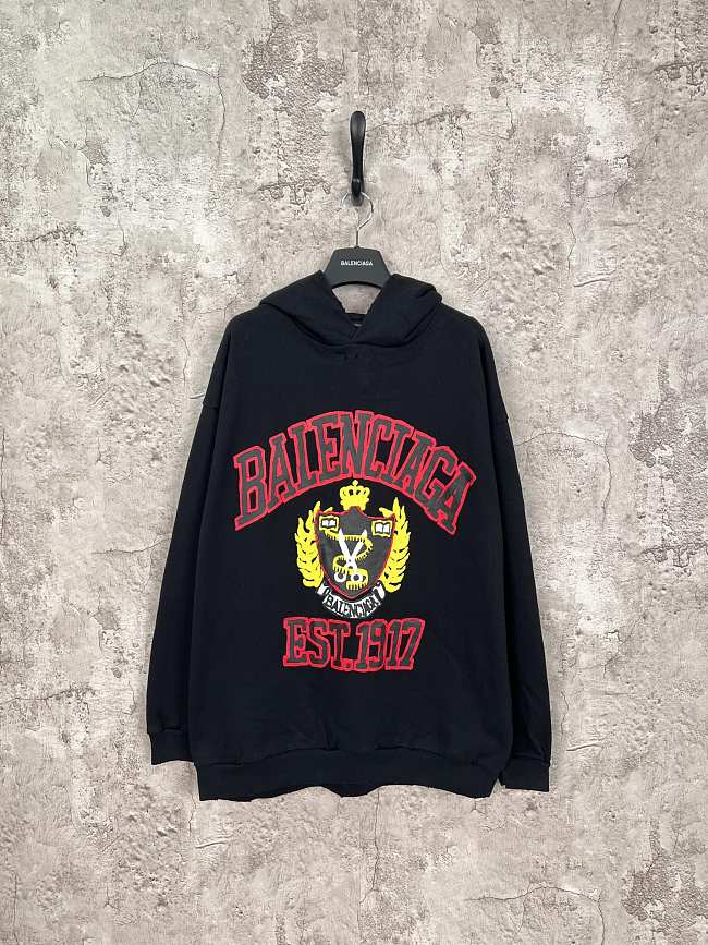 Balenciaga Hoodie Black BAL915097 - 1