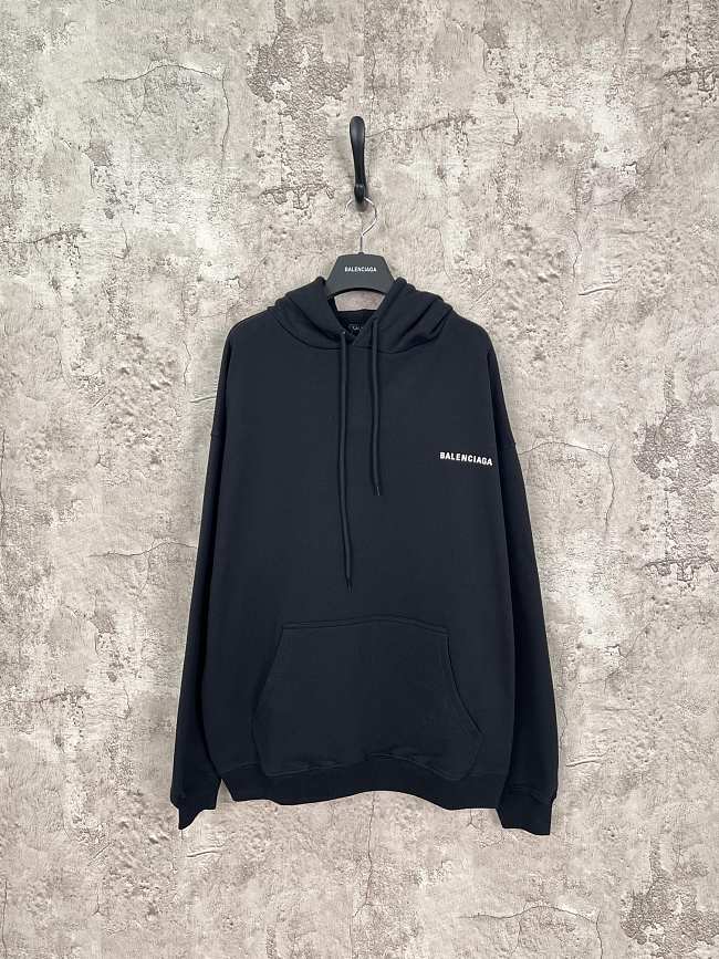 Balenciaga Hoodie Black BAL915138 - 1