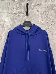 Balenciaga Hoodie Blue BAL915136 - 4