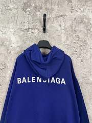 Balenciaga Hoodie Blue BAL915136 - 2