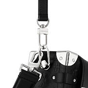 LV Side Trunk MM Black Silver Size 23 x 16 x 8cm - 2