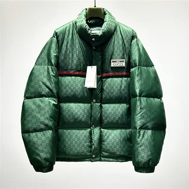 Gucci Down Jacket Top Version Green - 1