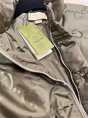 Gucci Down Jacket Top Version Moss Green - 3