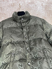Gucci Down Jacket Top Version Moss Green - 4