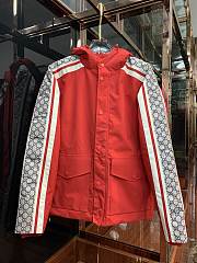 GUCCI DOWN JACKETS RED - 5