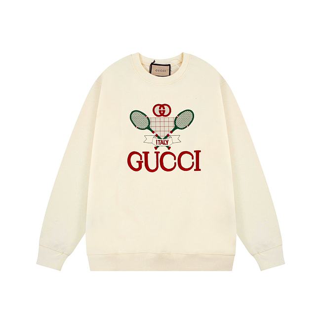 GUCCI FLEECE BADMINTON CREAM - 1