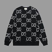 Gucci GG Logo Sweatshirts Black - 5