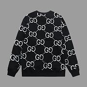Gucci GG Logo Sweatshirts Black - 2