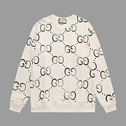 Gucci GG Logo Sweatshirts Cream - 6