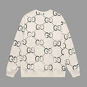 Gucci GG Logo Sweatshirts Cream - 5