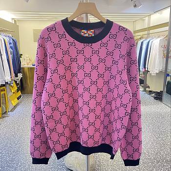 Gucci GG Multicolor Sweater Pink