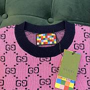 Gucci GG Multicolor Sweater Pink - 3