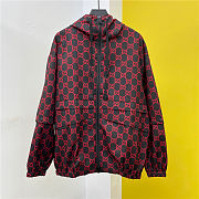 Gucci Jacket Top Version Black Red - 2