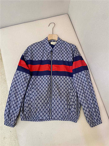 Gucci Jacket Top Version Red Blue