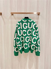 Gucci Sweater Wool White Green - 5