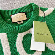 Gucci Sweater Wool White Green - 3