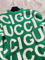 Gucci Sweater Wool White Green - 2