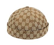 Gucci GG Cotton Canvas Hat Beige - 1