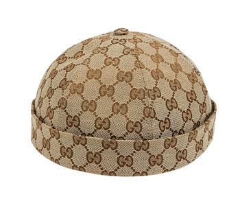 Gucci GG Cotton Canvas Hat Beige