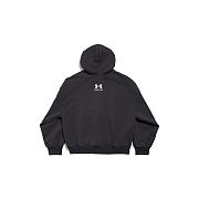 Balenciaga Zip-up Hoodie Regular Fit in Black - 4