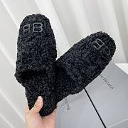 Balenciaga Black Cosy BB Mule - 4