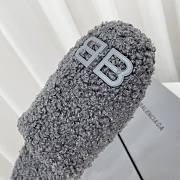 Balenciaga Grey Cosy BB Mule - 3