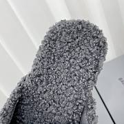 Balenciaga Grey Cosy BB Mule - 2