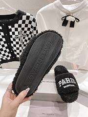 Balenciaga Paris Brand-Embroidered Faux Black - 4