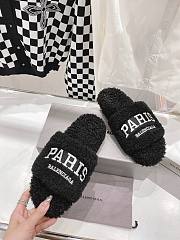 Balenciaga Paris Brand-Embroidered Faux Black - 2