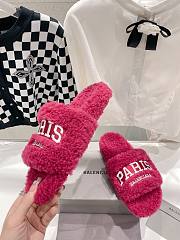 Balenciaga Paris Brand-Embroidered Faux Red - 6