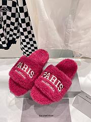 Balenciaga Paris Brand-Embroidered Faux Red - 5